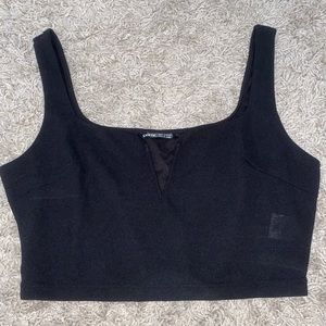 Vneck crop top